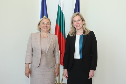 Генералният директор "Глобални въпроси" Уляна Богданска прие новоназначения представител на УНИЦЕФ за България Кристина де Брoйн